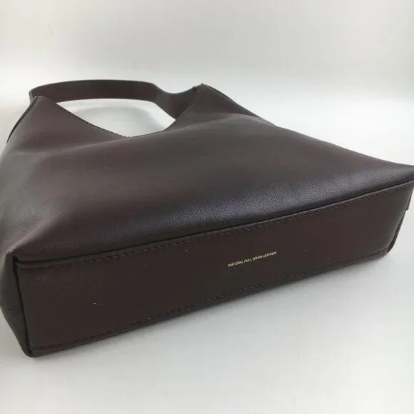 COACH Brooklyn 28 - Classic Leather Chic Tote Bag - BLACK - Picture 6 of 6